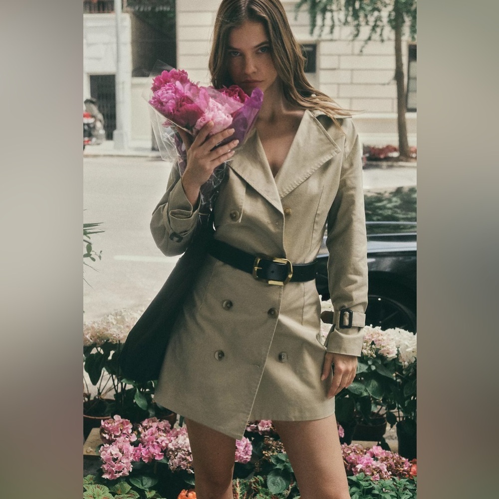 Mare Mare x Anthropologie Trench Coat Dress - Size M - Picture 4 of 12